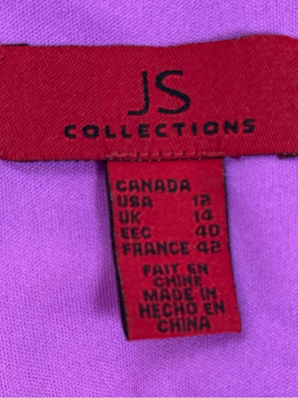 JS Collections Lilac Cross Strap Bandage Sheath Cocktail Dress Women’s Size 12 - Picture 5 of 7